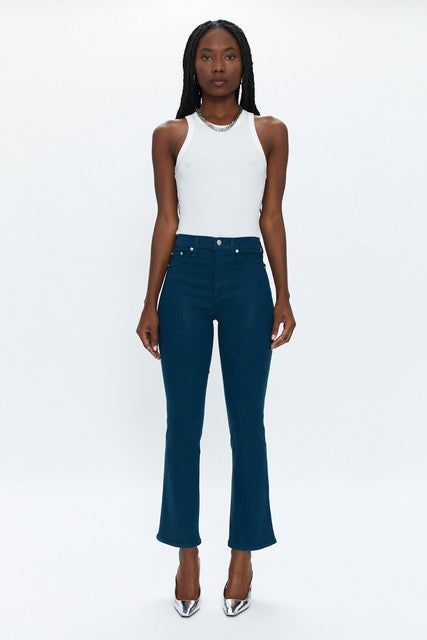 Lennon High Rise Crop Boot - Coated Atlas sold by pistola