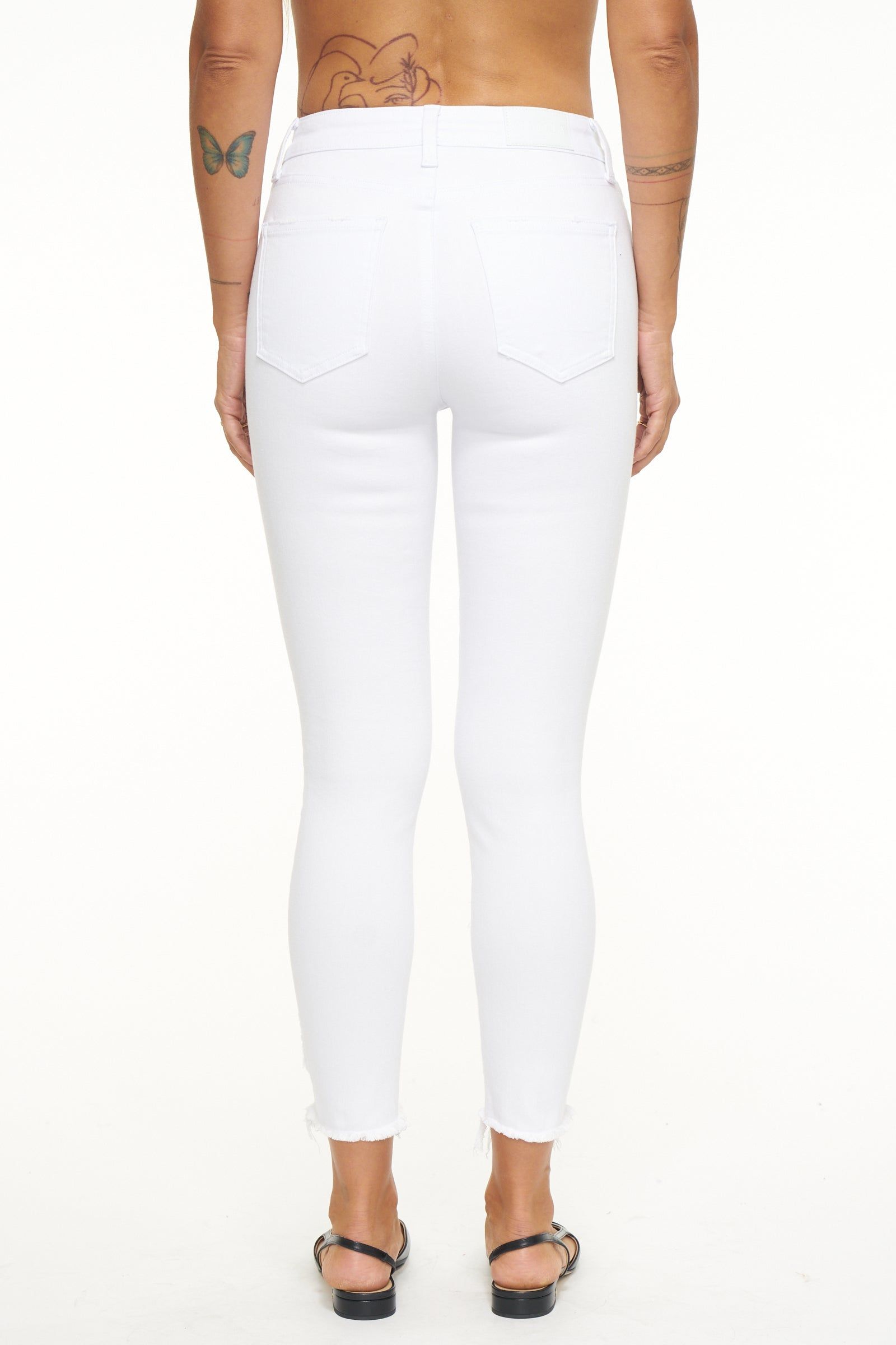Audrey Mid Rise Skinny Crop - Seashell Vintage sold by pistola product image thumbnail 4