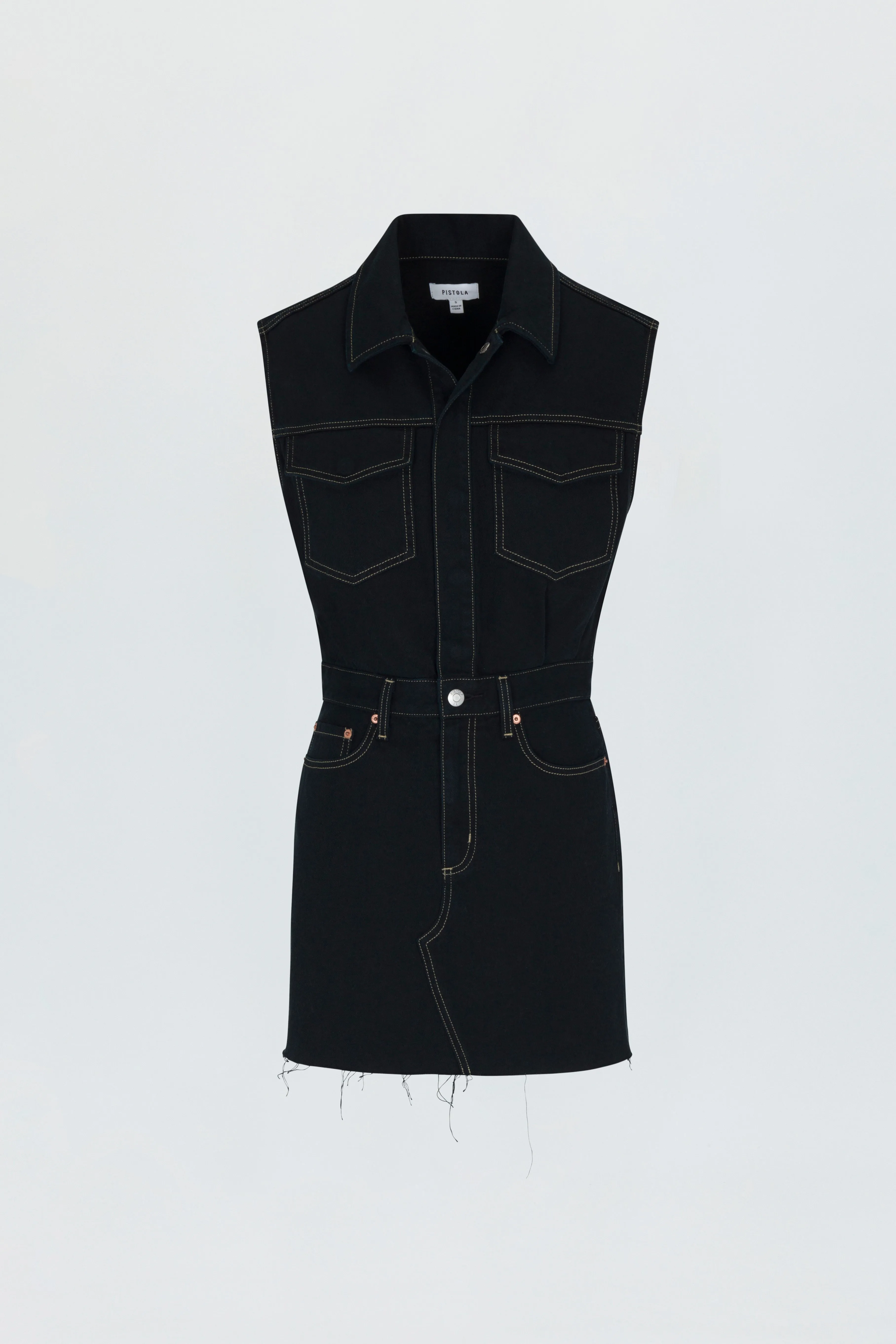 Julia Mini Dress - Noir sold by Pistola product image thumbnail 4