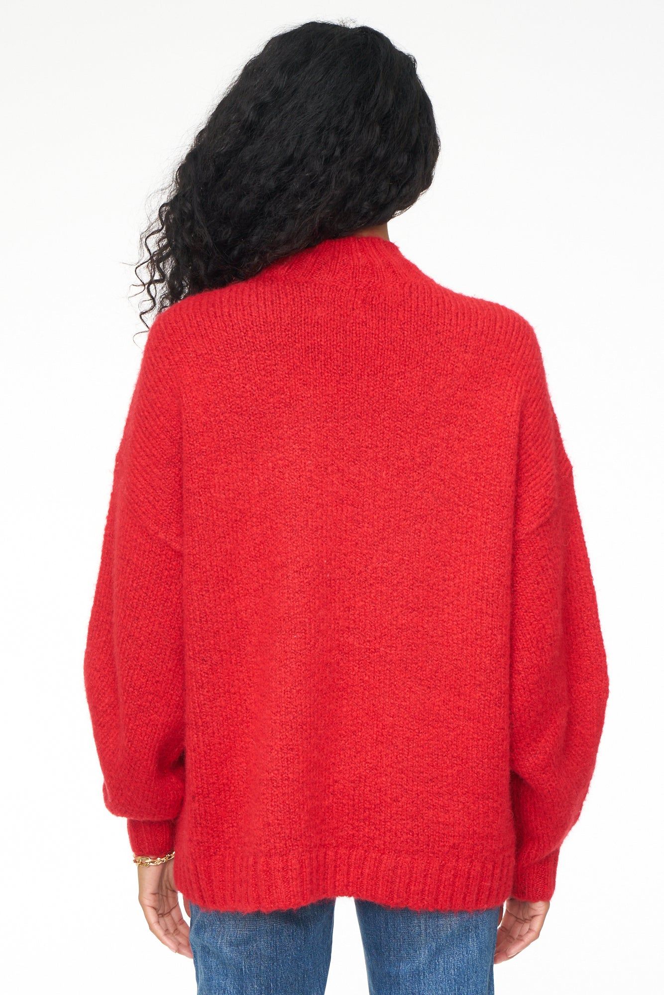 Carlen Mock Neck Sweater - Scarlet sold by pistola product image thumbnail 4