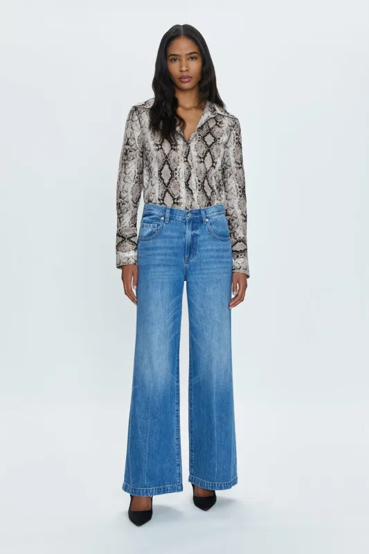 Jadyn Low Slung Palazzo Jean - Echo Park sold by pistola