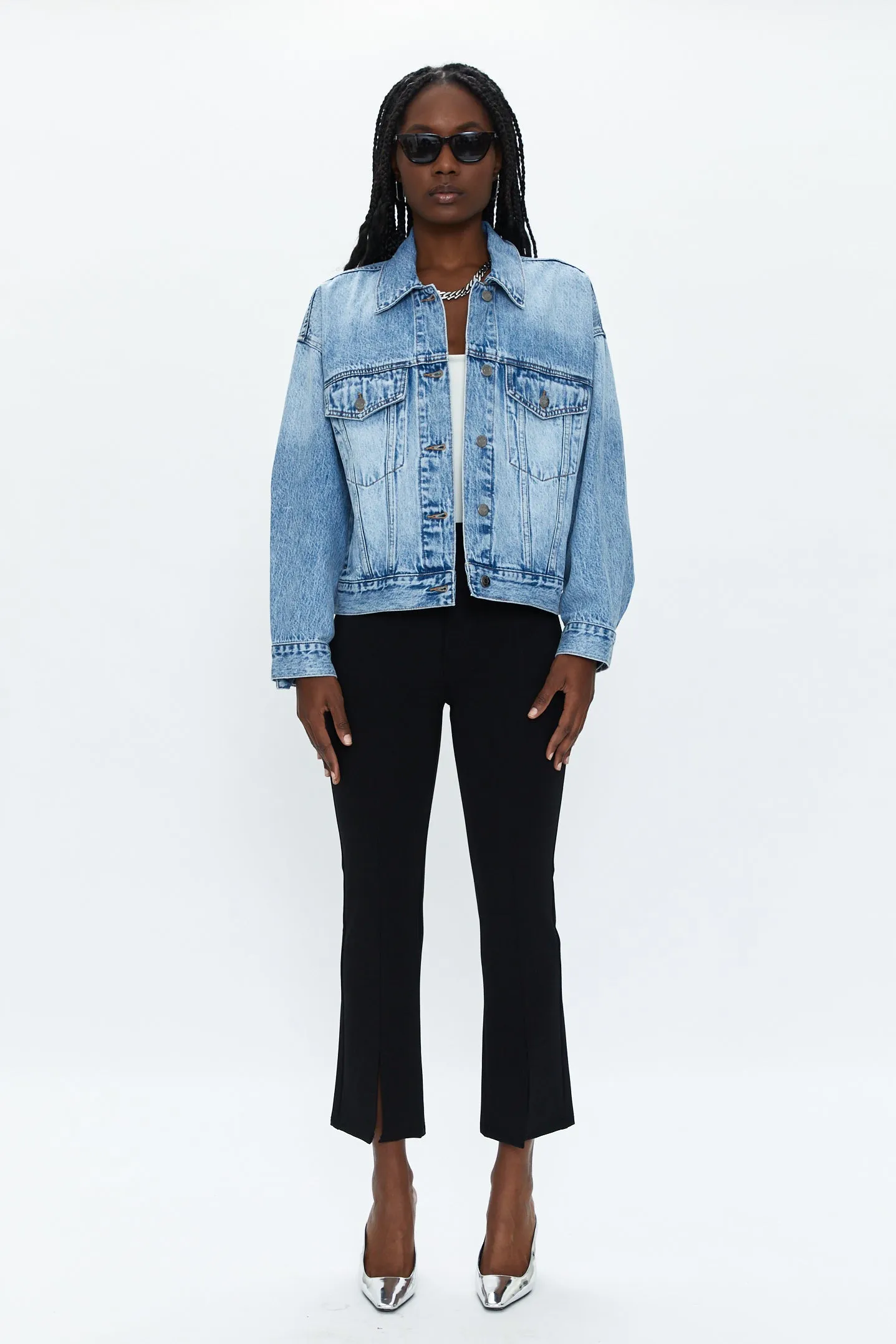 Margot Oversized Denim Jacket - Dover sold by pistola product image thumbnail 2