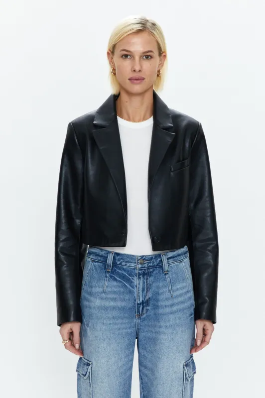 Jolie Cropped Blazer - Noir sold by pistola
