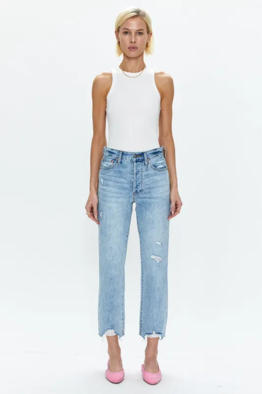 Charlie High Rise Classic Straight Ankle - Dolores Park sold by pistola