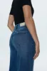 PETITE Lana High Rise Ultra Wide Jean - Palladium sold by pistola