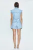 Lennox Denim Romper - Roma sold by pistola