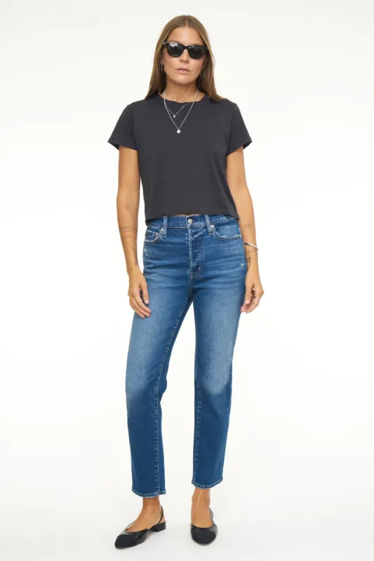 Charlie High Rise Classic Straight Ankle - PCH sold by pistola