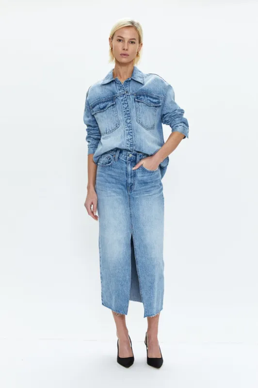 Alice Midi Skirt - Skylark sold by pistola