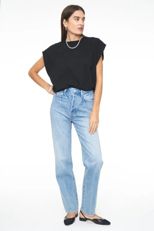 Cassie Super High Rise Straight - Bleeker sold by pistola