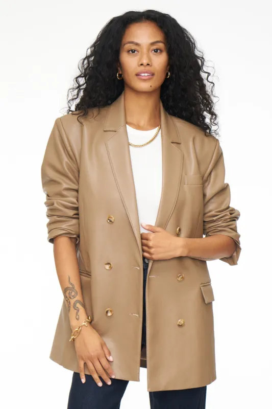 Roman Oversized Blazer - Taupe sold by pistola
