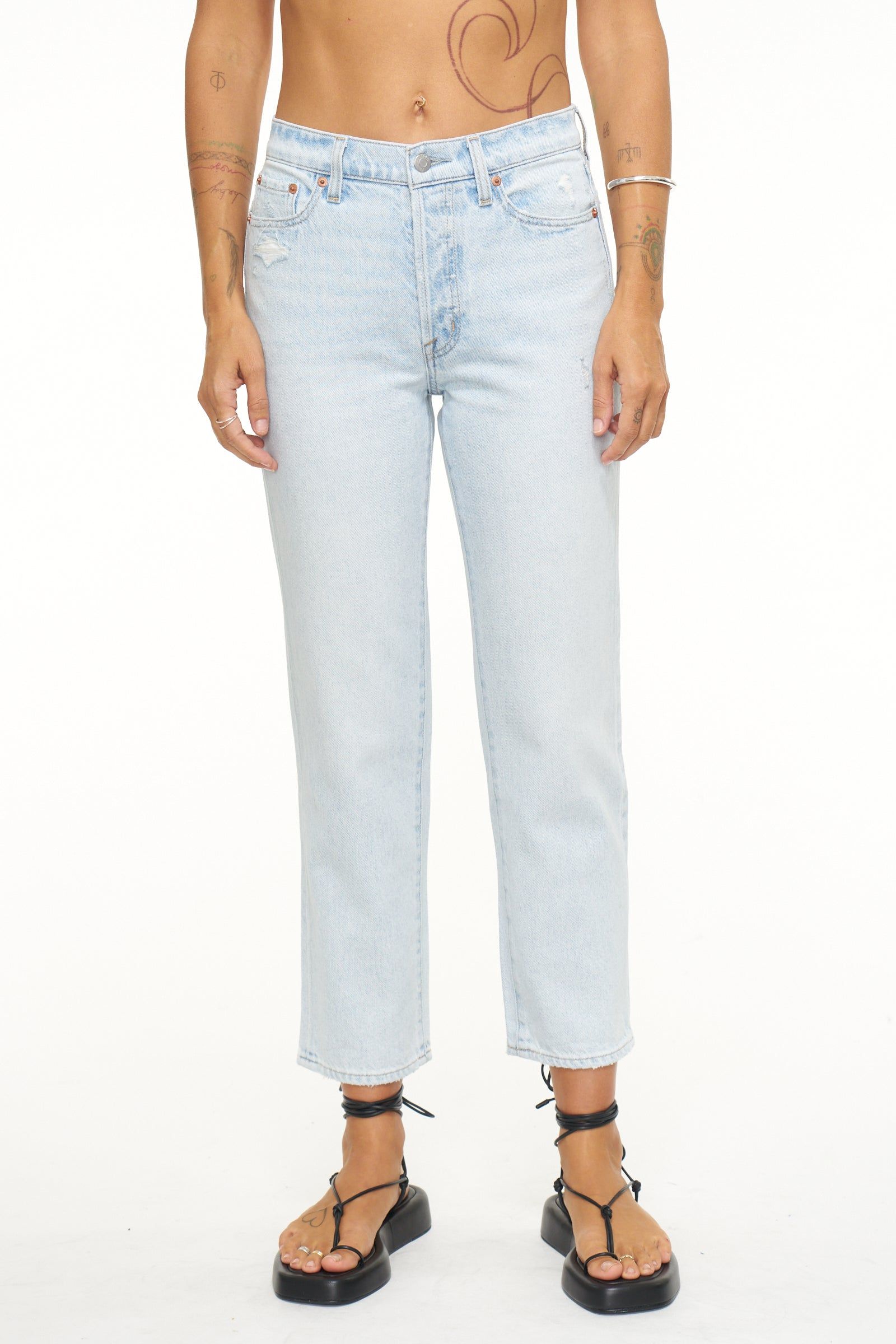 Charlie High Rise Classic Straight Ankle - Paramount Vintage sold by pistola