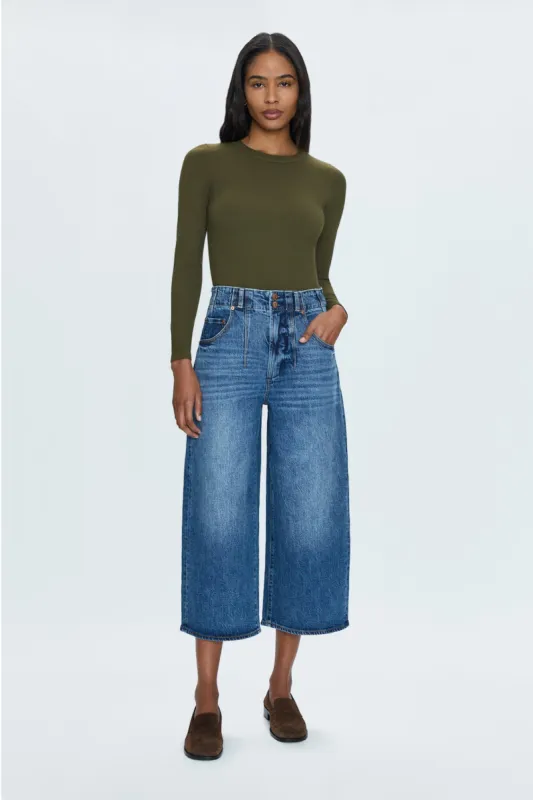 Scarlett High Rise Wide Jean - District sold by pistola