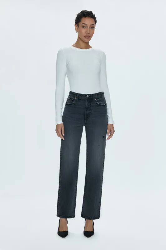Cassie Super High Rise Straight Jean - After Hours Vintage sold by pistola