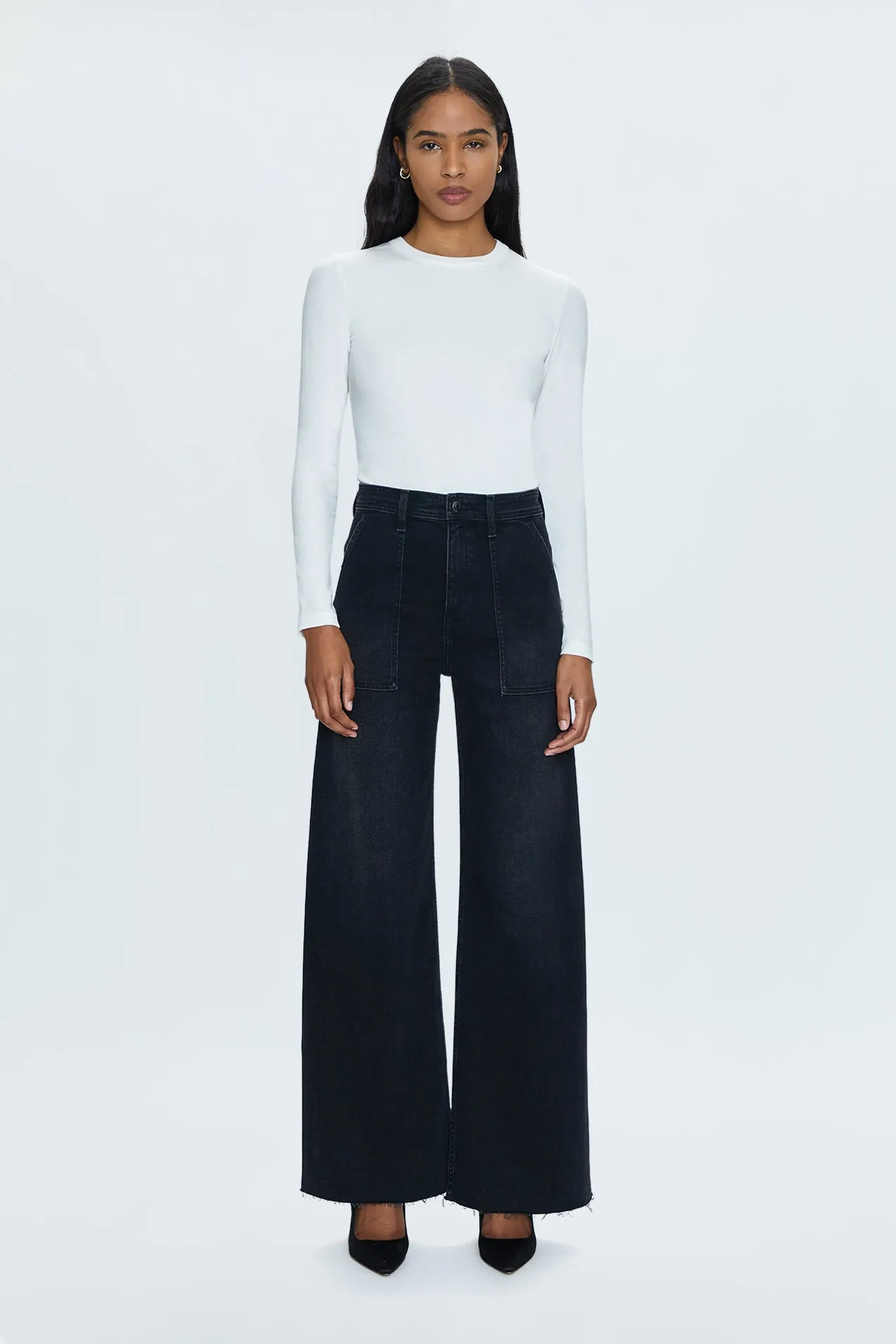 Penny High Rise Wide Leg Jean - Collins sold by pistola