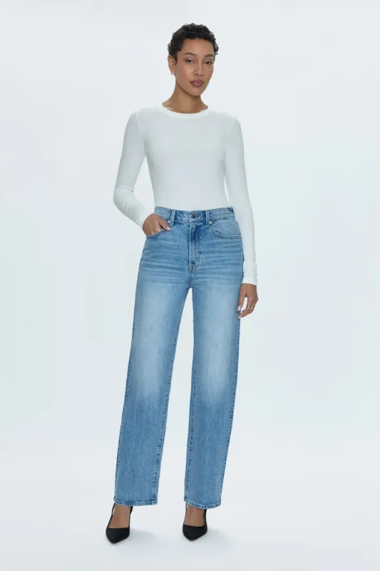 Cassie Super High Rise Straight Jean - Fonda sold by pistola