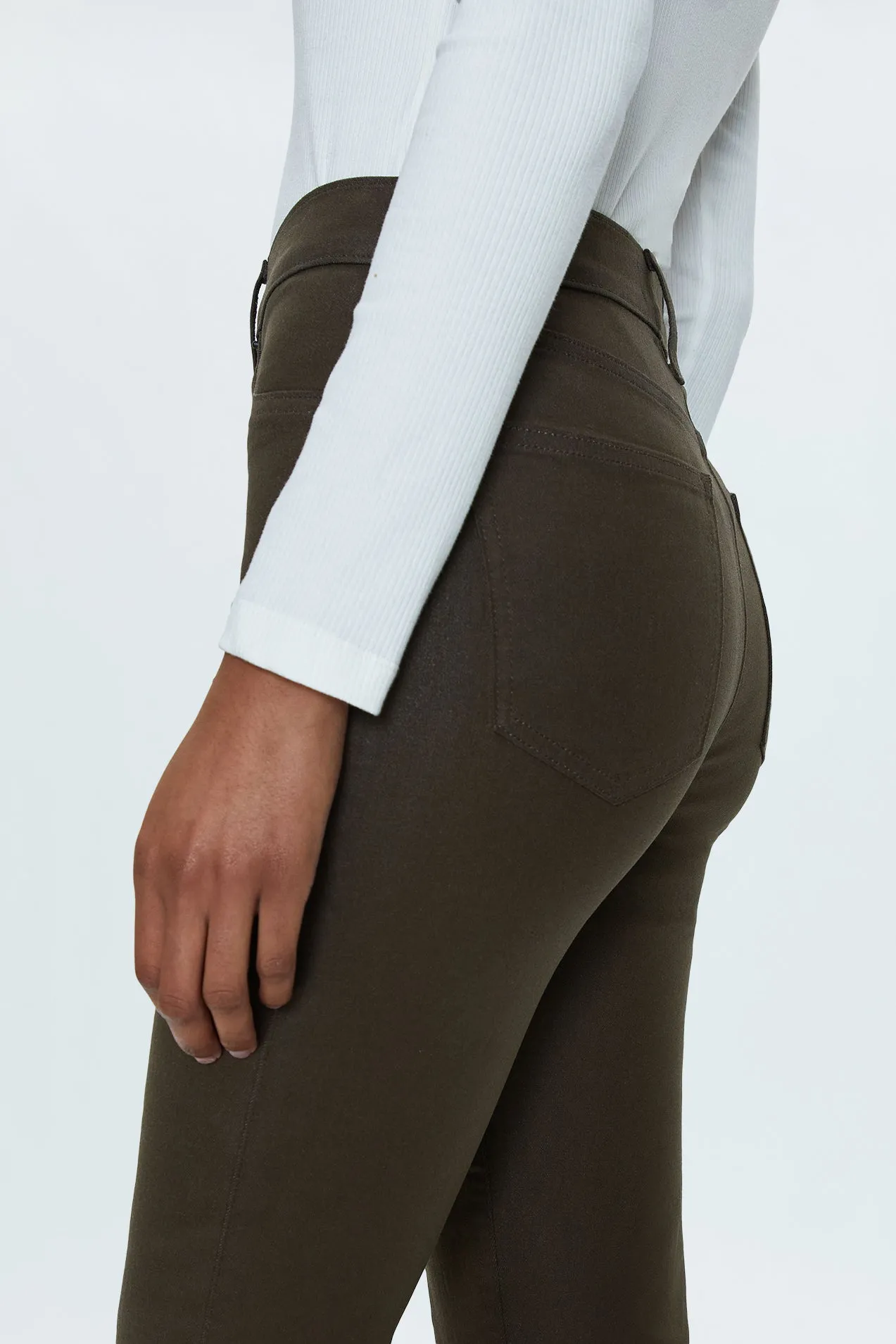 Lennon High Rise Boot Jean - Coated Palms sold by pistola product image thumbnail 4