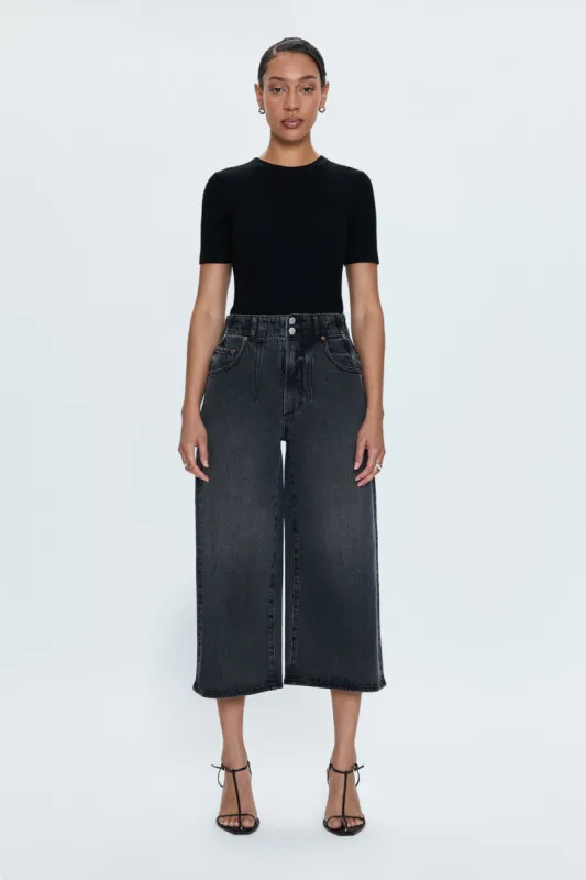 Scarlett High Rise Wide Jean  - Nightlife sold by pistola