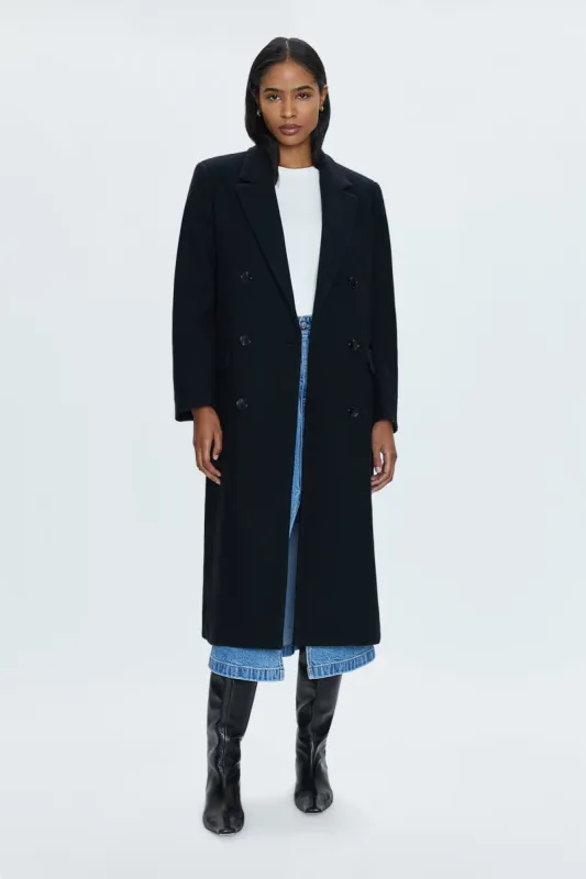 Prescott Coat - Black sold by pistola