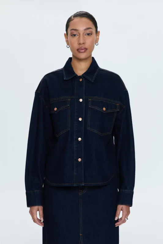 Mandy Denim Shacket - Countdown sold by pistola