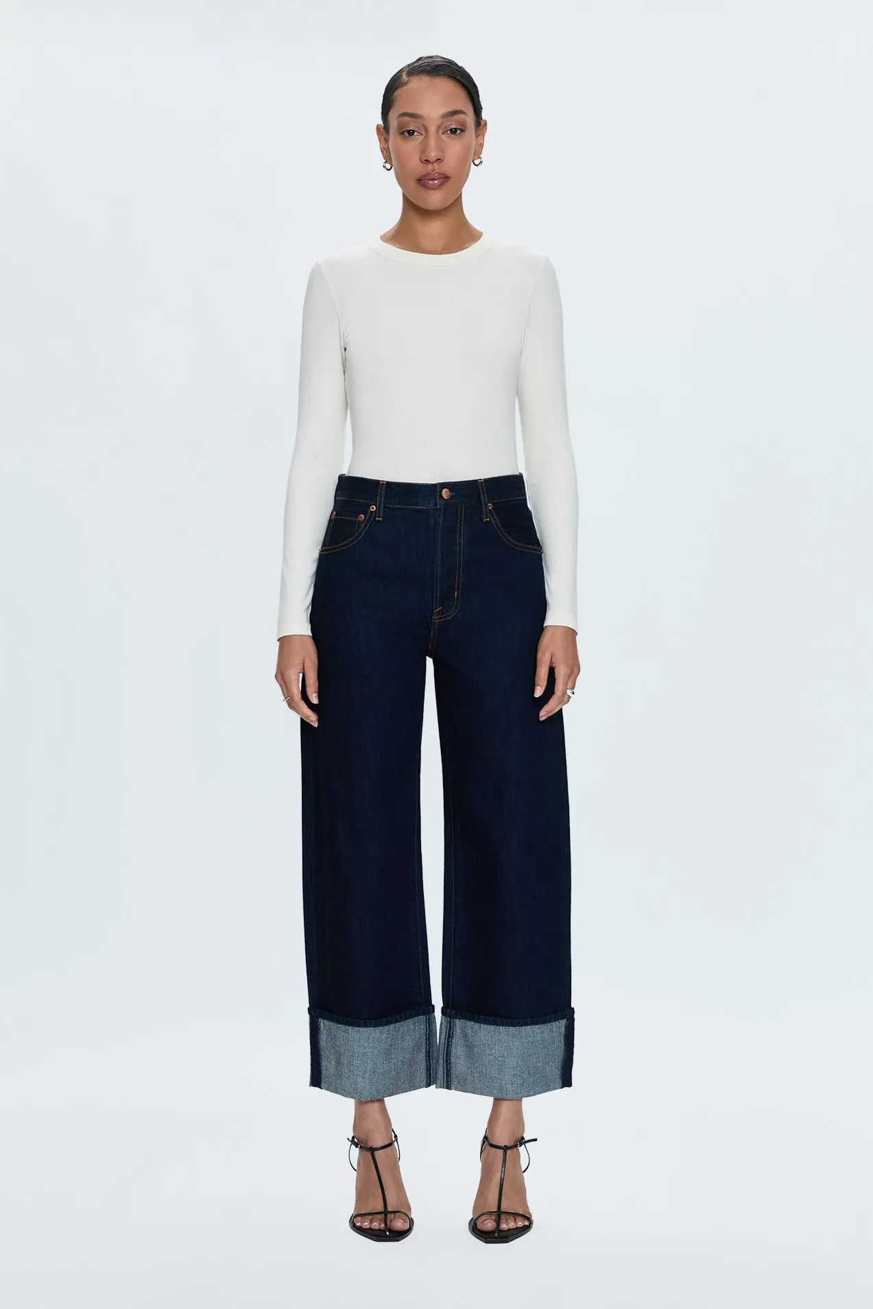 Ryder High Rise Cuffed Jean - Countdown sold by pistola