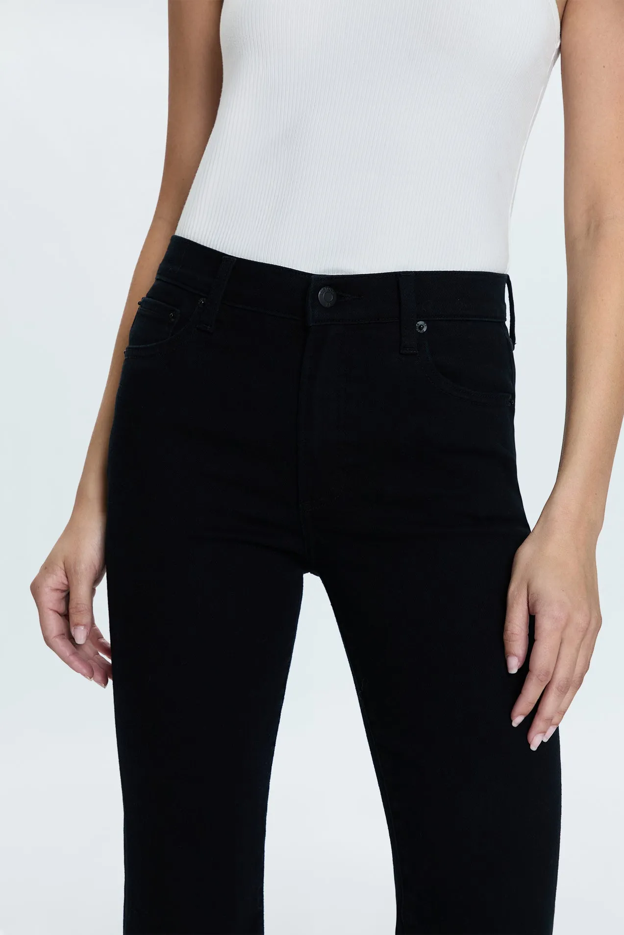 Kinsley Mid Rise Ultra Flare Jean - Black Ink sold by Pistola product image thumbnail 3