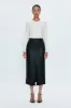 Alice Midi Skirt - Slate Black sold by pistola