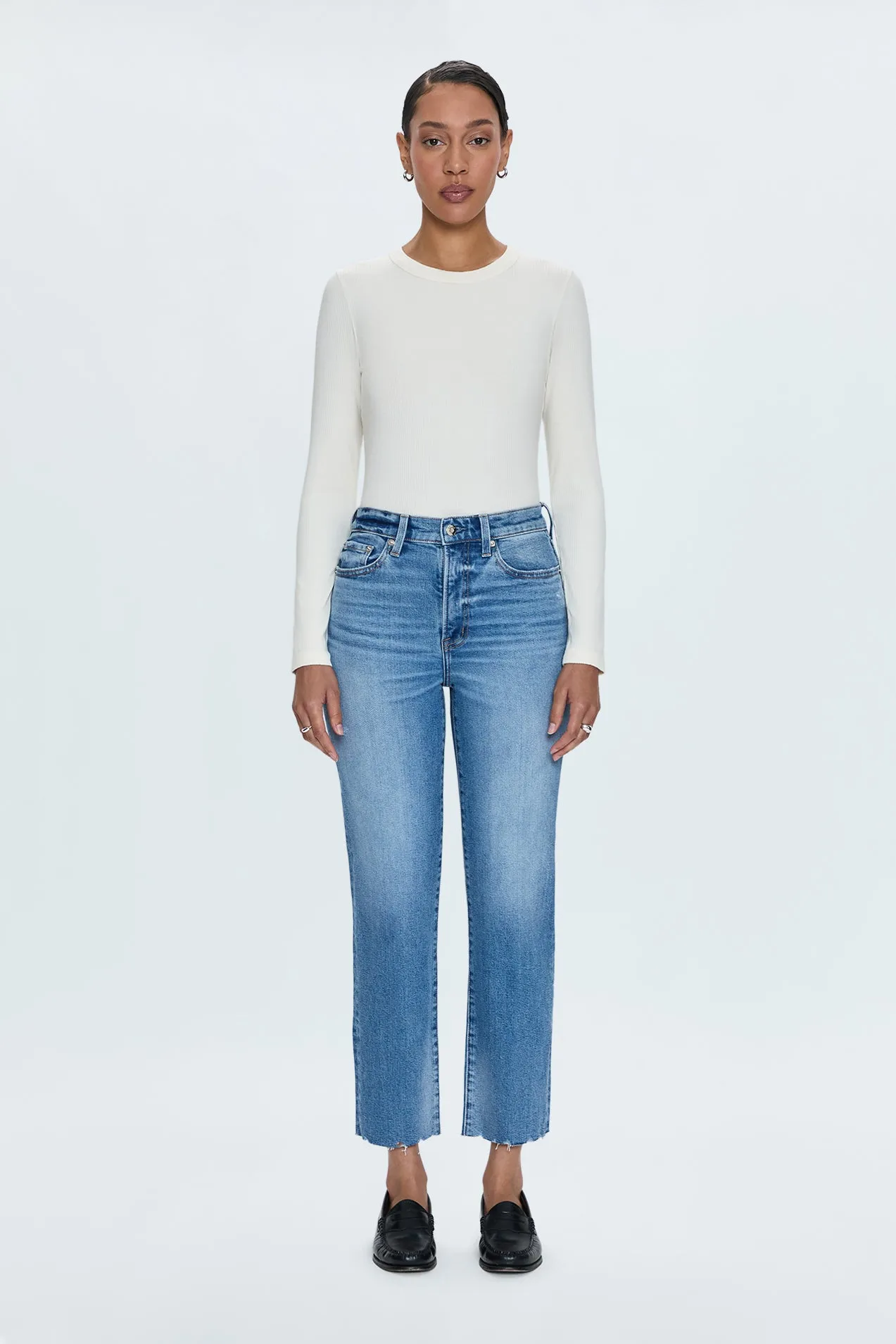 Charlie High Rise Classic Straight Jean - Rhythm Vintage sold by Pistola