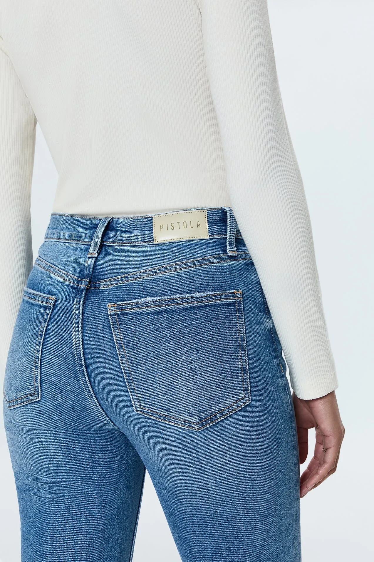 Charlie High Rise Classic Straight Jean - Rhythm Vintage sold by Pistola product image thumbnail 4