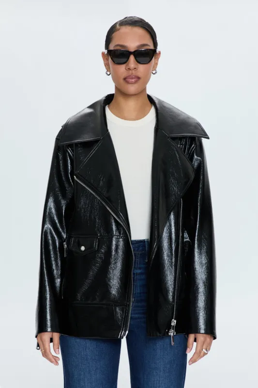 Winona Jacket - Black Vinyl sold by pistola