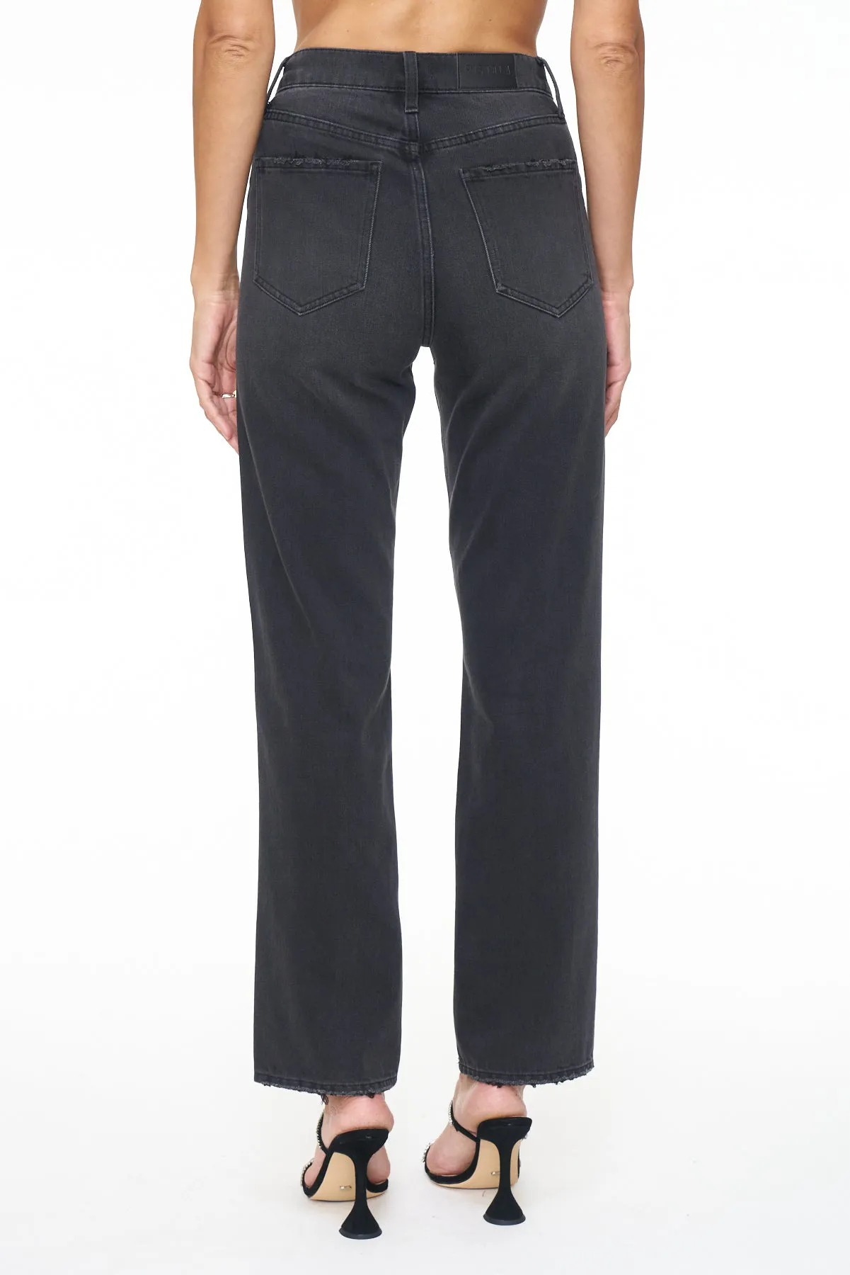 Cassie Super High Rise Straight - Retrograde sold by pistola product image thumbnail 4