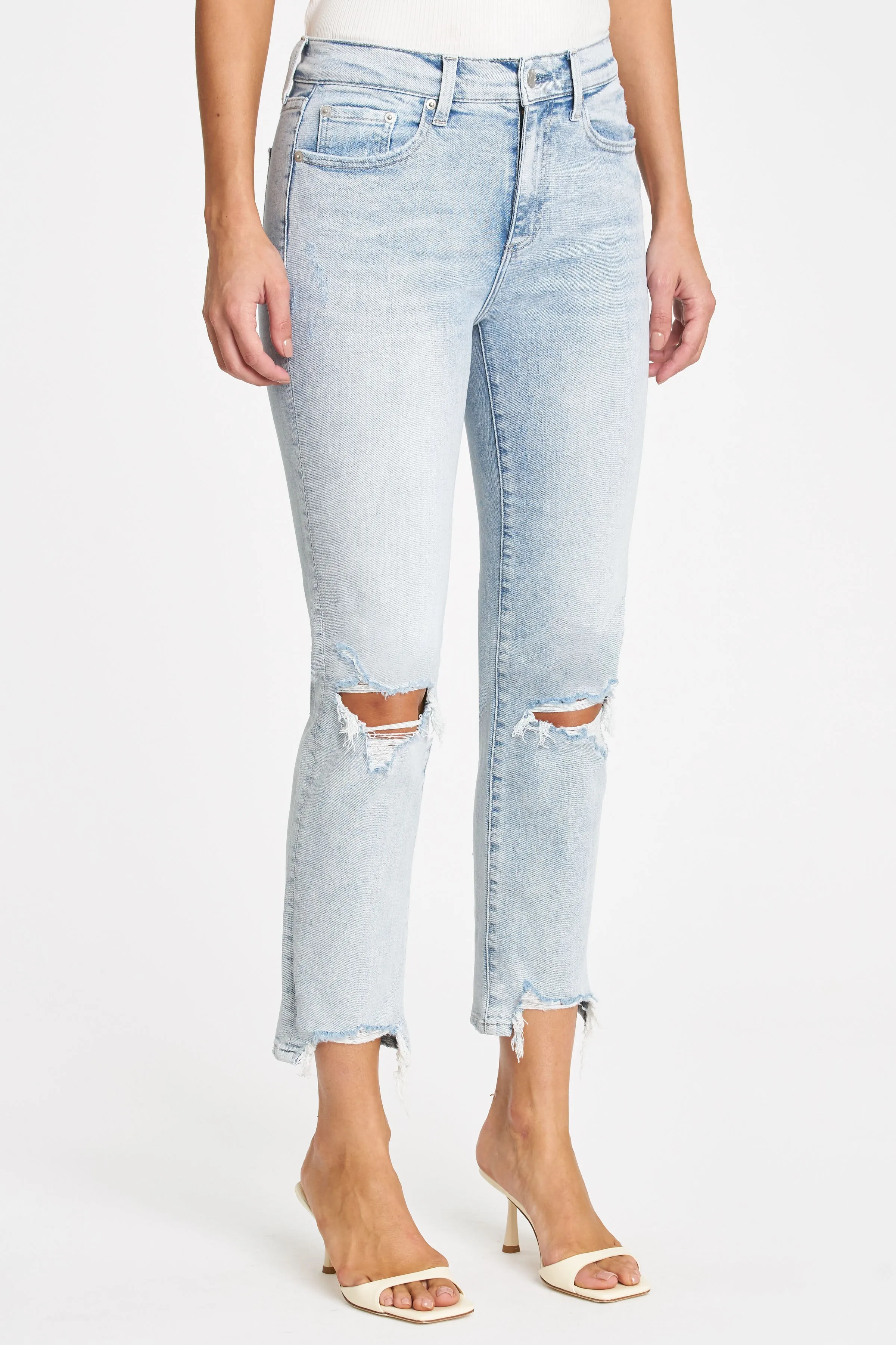 Monroe High Rise Cigarette - Dune Distressed sold by pistola product image thumbnail 2