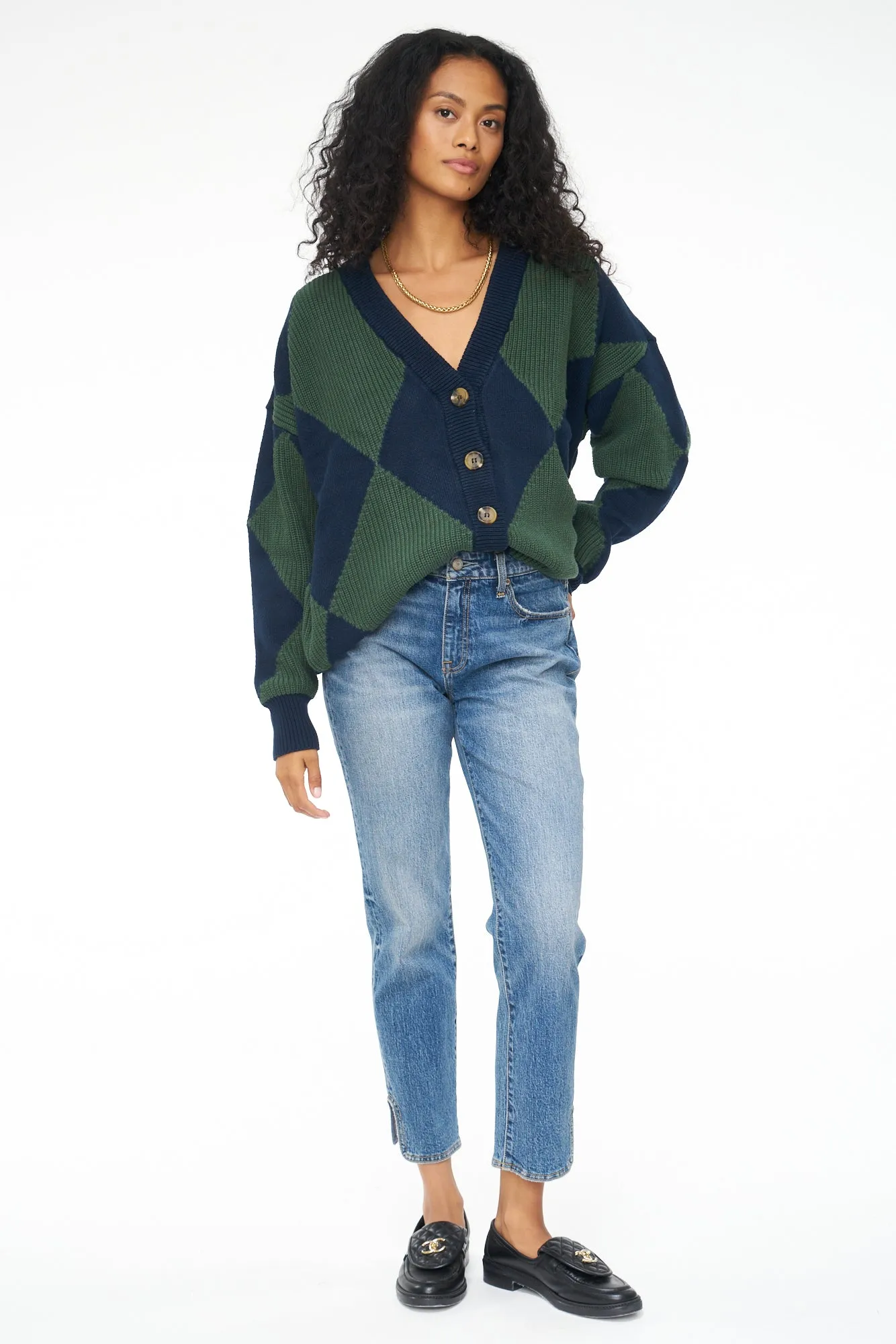 Evelyn Oversized Cardigan - Ivy Diamonds Play sold by pistola product image thumbnail 3