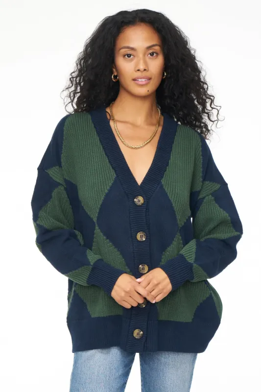Evelyn Oversized Cardigan - Ivy Diamonds Play sold by pistola