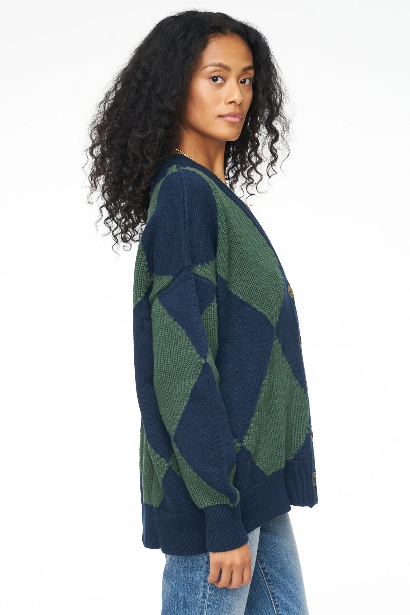 Evelyn Oversized Cardigan - Ivy Diamonds Play sold by pistola product image thumbnail 4