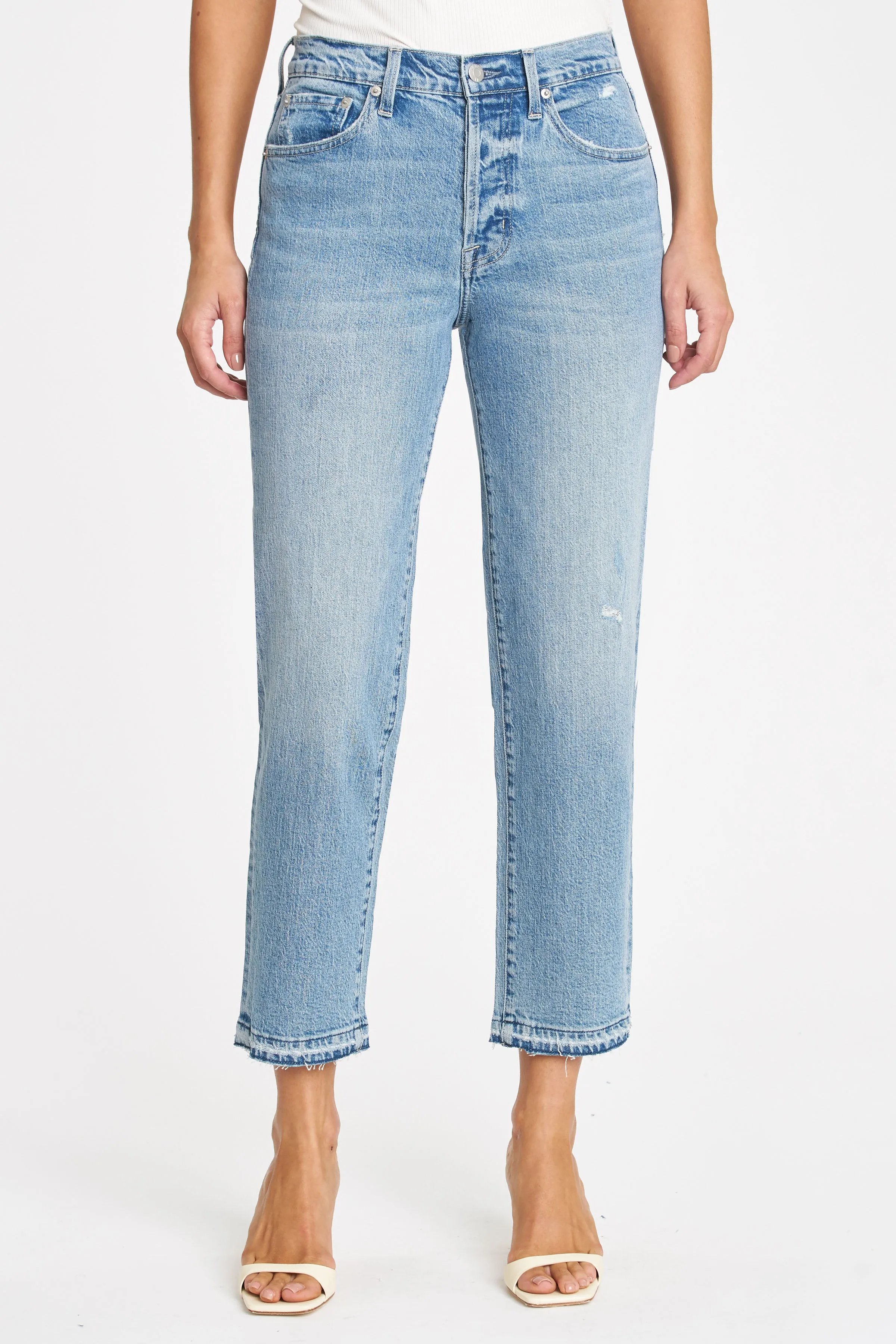 Charlie High Rise Classic Straight Ankle - Madero sold by pistola