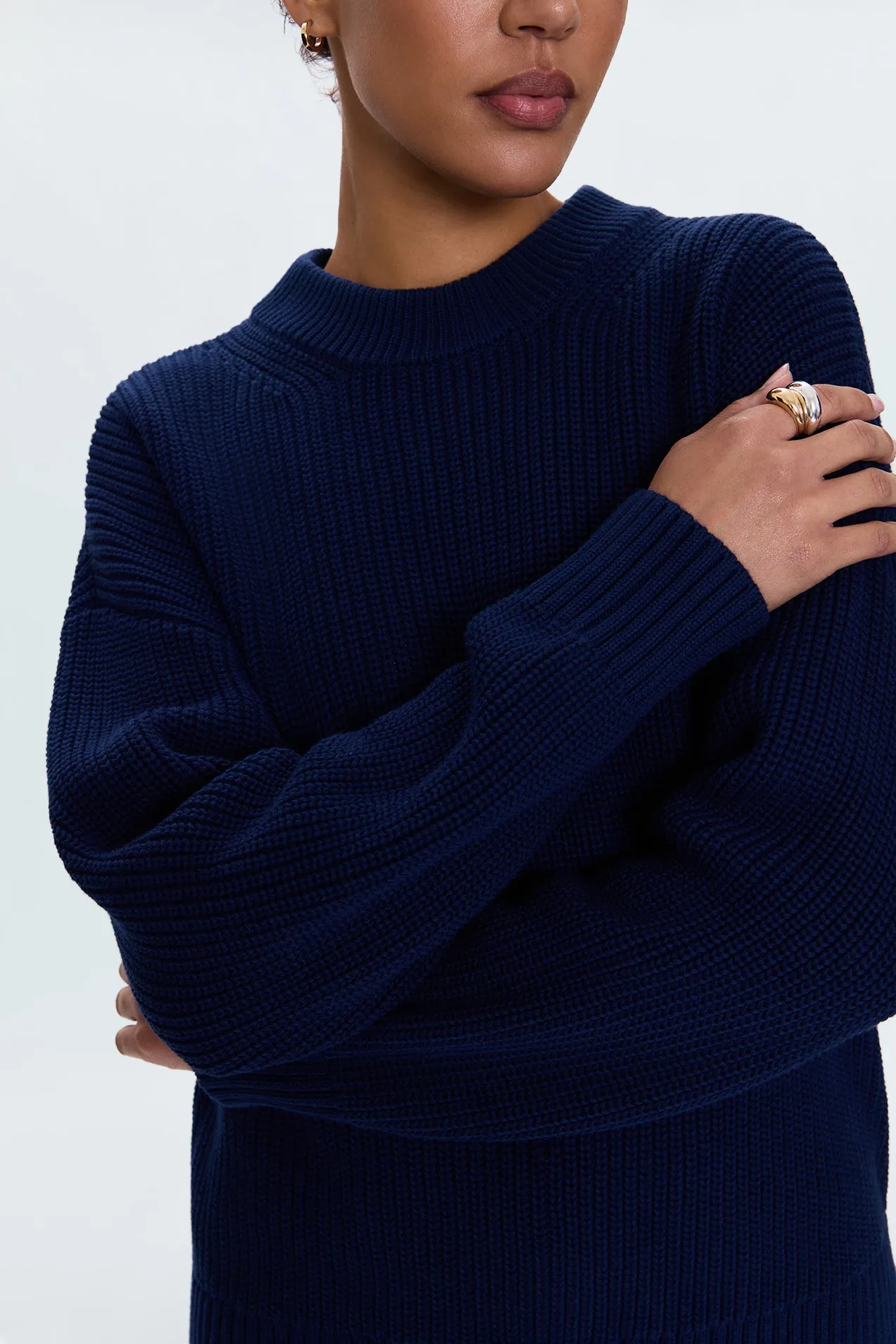 Eve Sweater - Navy sold by pistola product image thumbnail 2