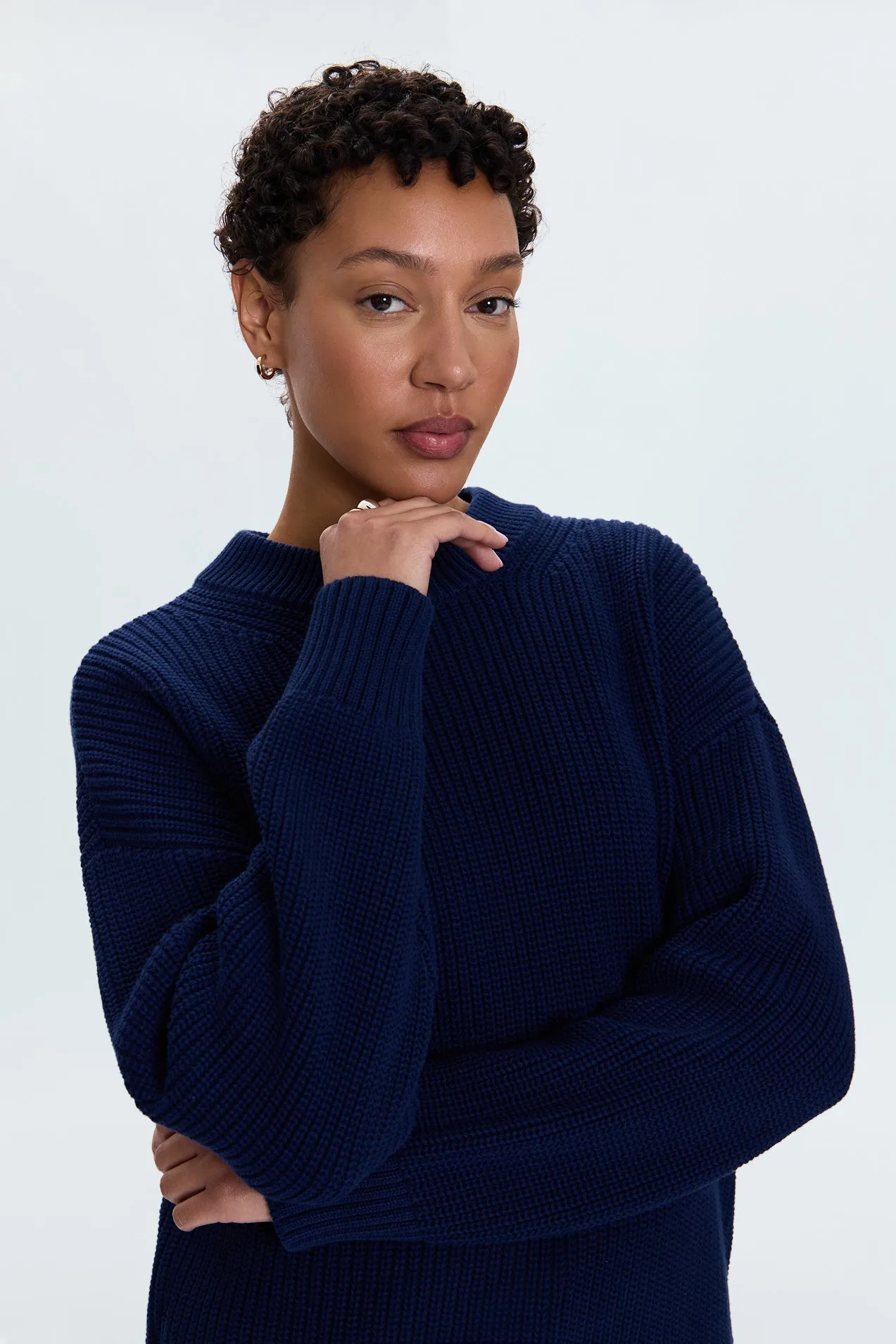 Eve Sweater - Navy sold by pistola product image thumbnail 4