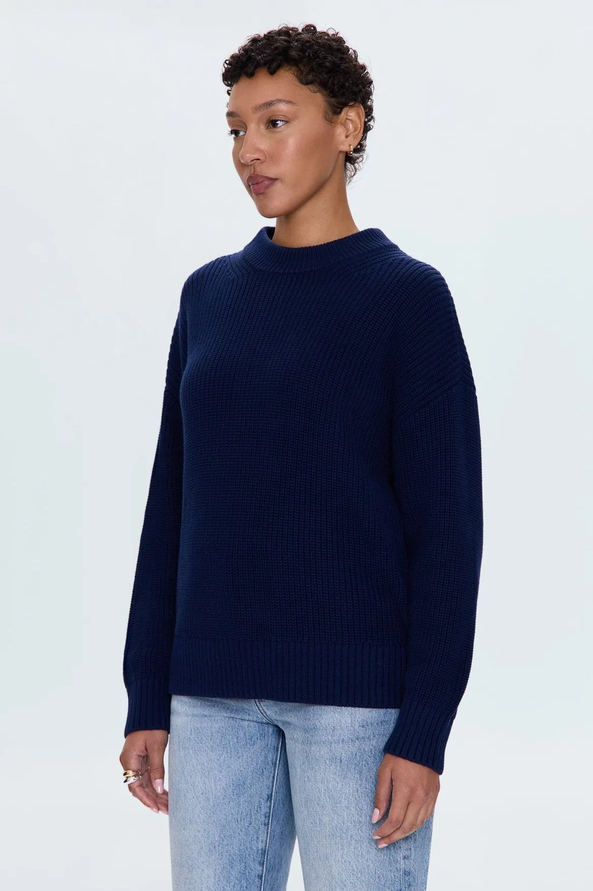 Eve Sweater - Navy sold by pistola product image thumbnail 5