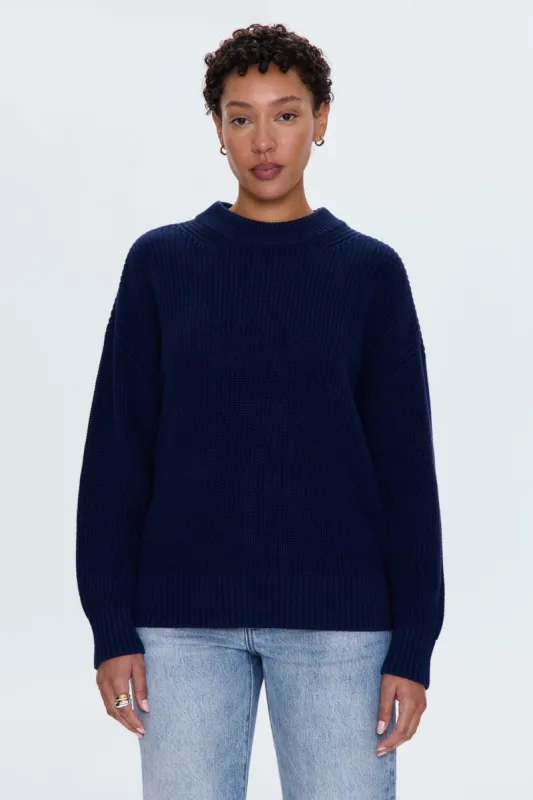 Eve Sweater - Navy sold by pistola