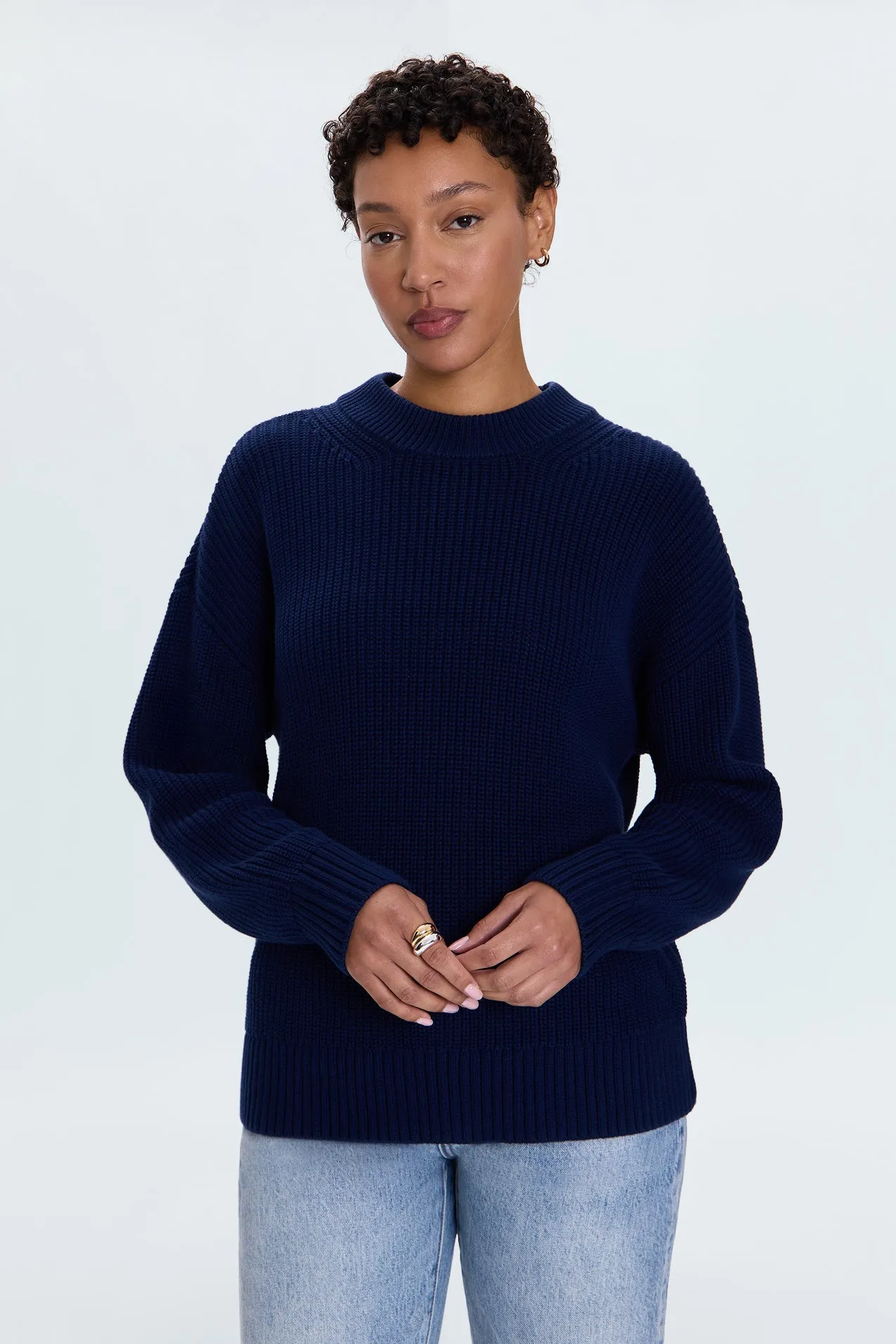 Eve Sweater - Navy sold by pistola product image thumbnail 3
