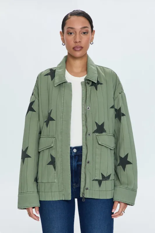 Cecile Quilted Jacket - Royal Honor sold by pistola