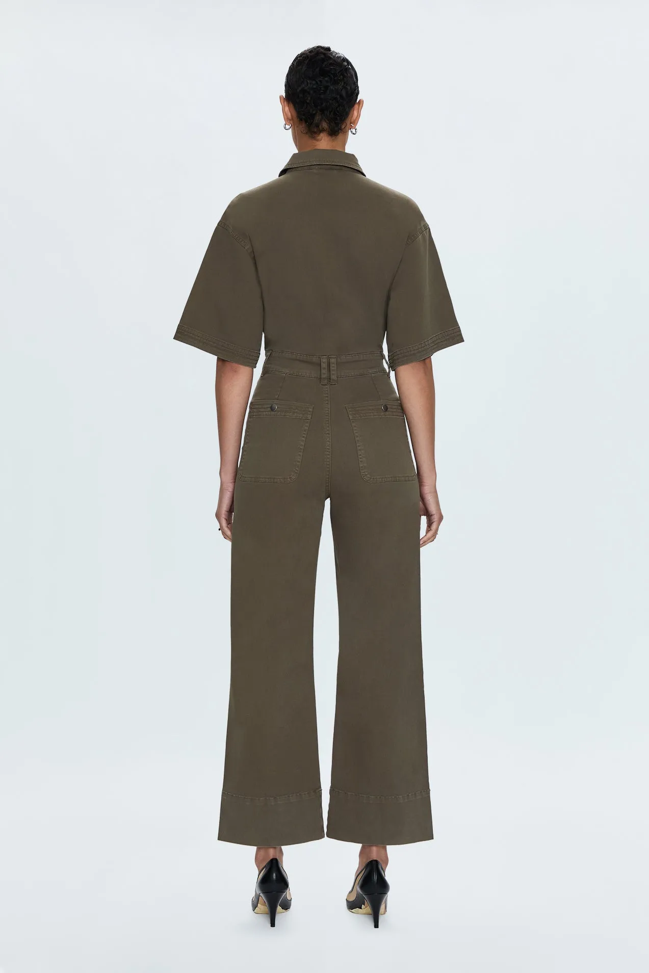 Bernice Jumpsuit - Deep Olive sold by Pistola product image thumbnail 5