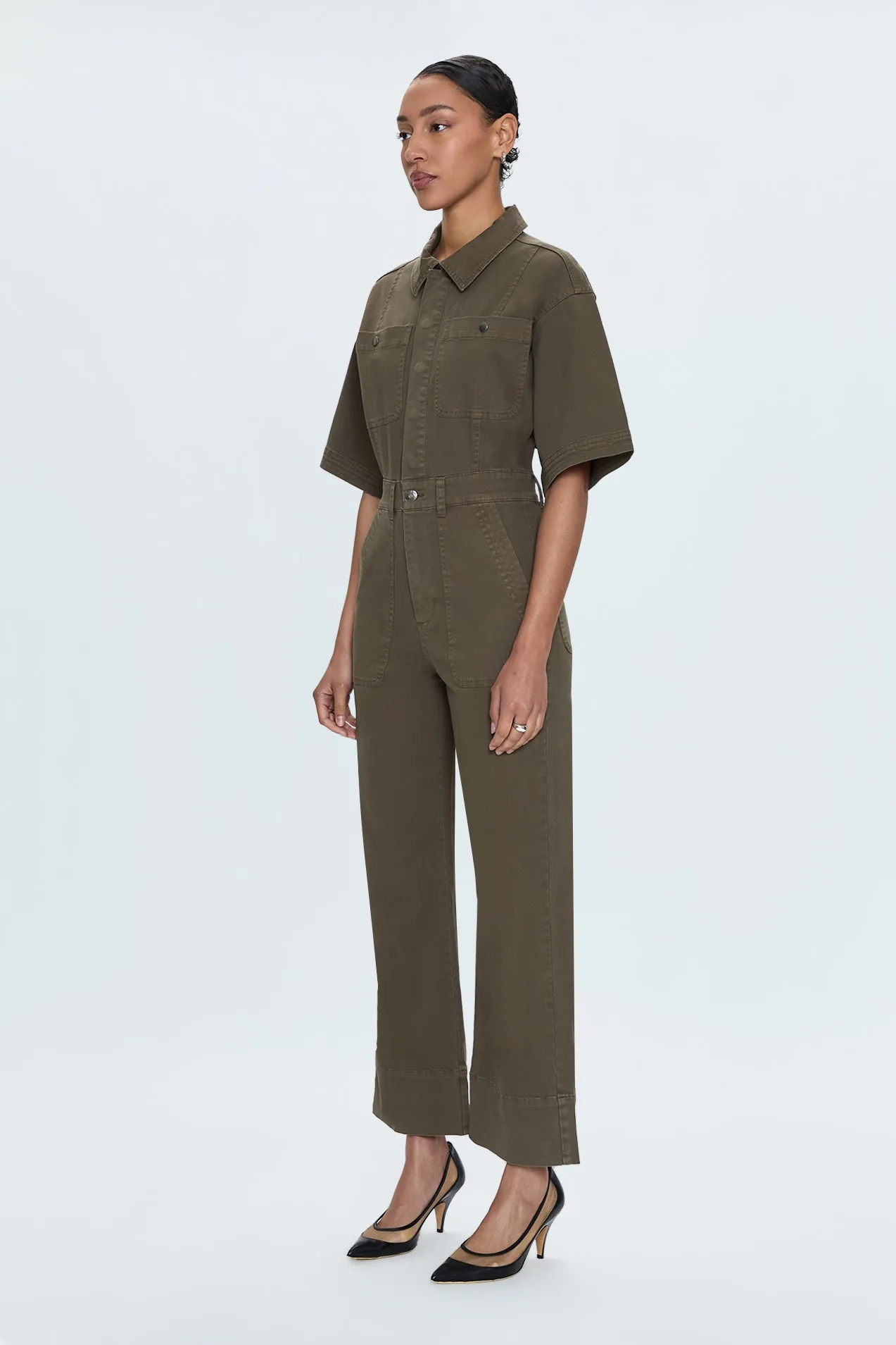 Bernice Jumpsuit - Deep Olive sold by Pistola product image thumbnail 4