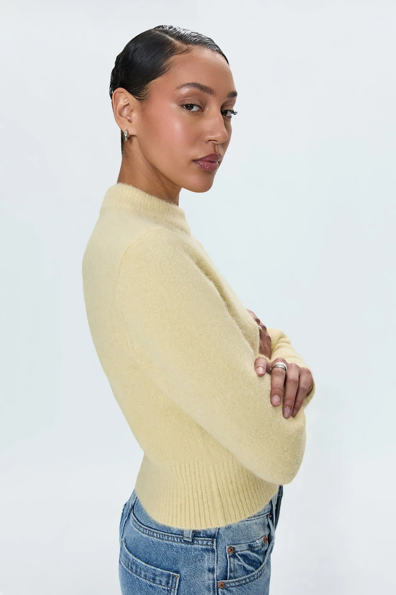 Sara Sweater - Soft Yellow sold by Pistola product image thumbnail 3