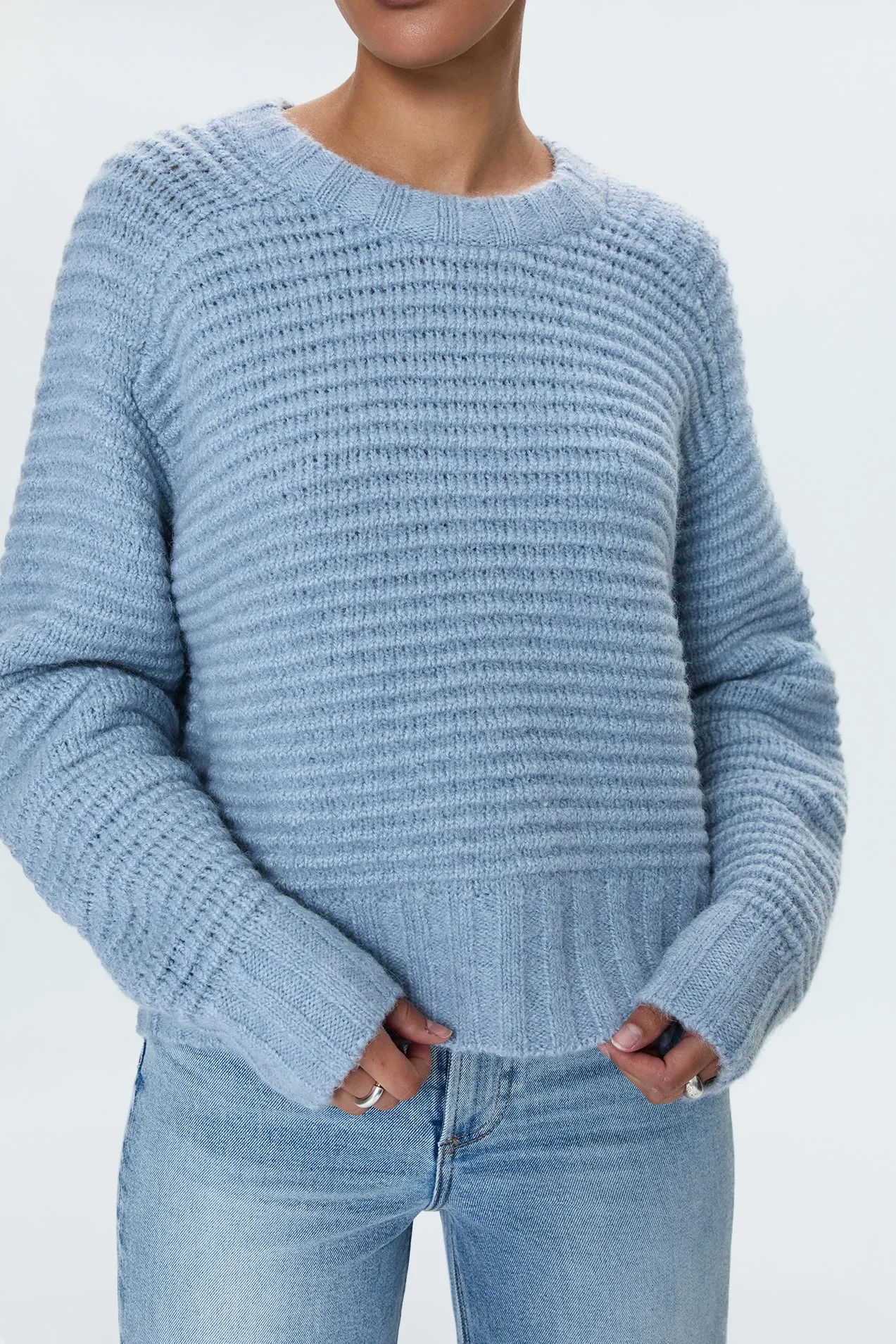 Adina Sweater - Soft Mist sold by pistola product image thumbnail 4
