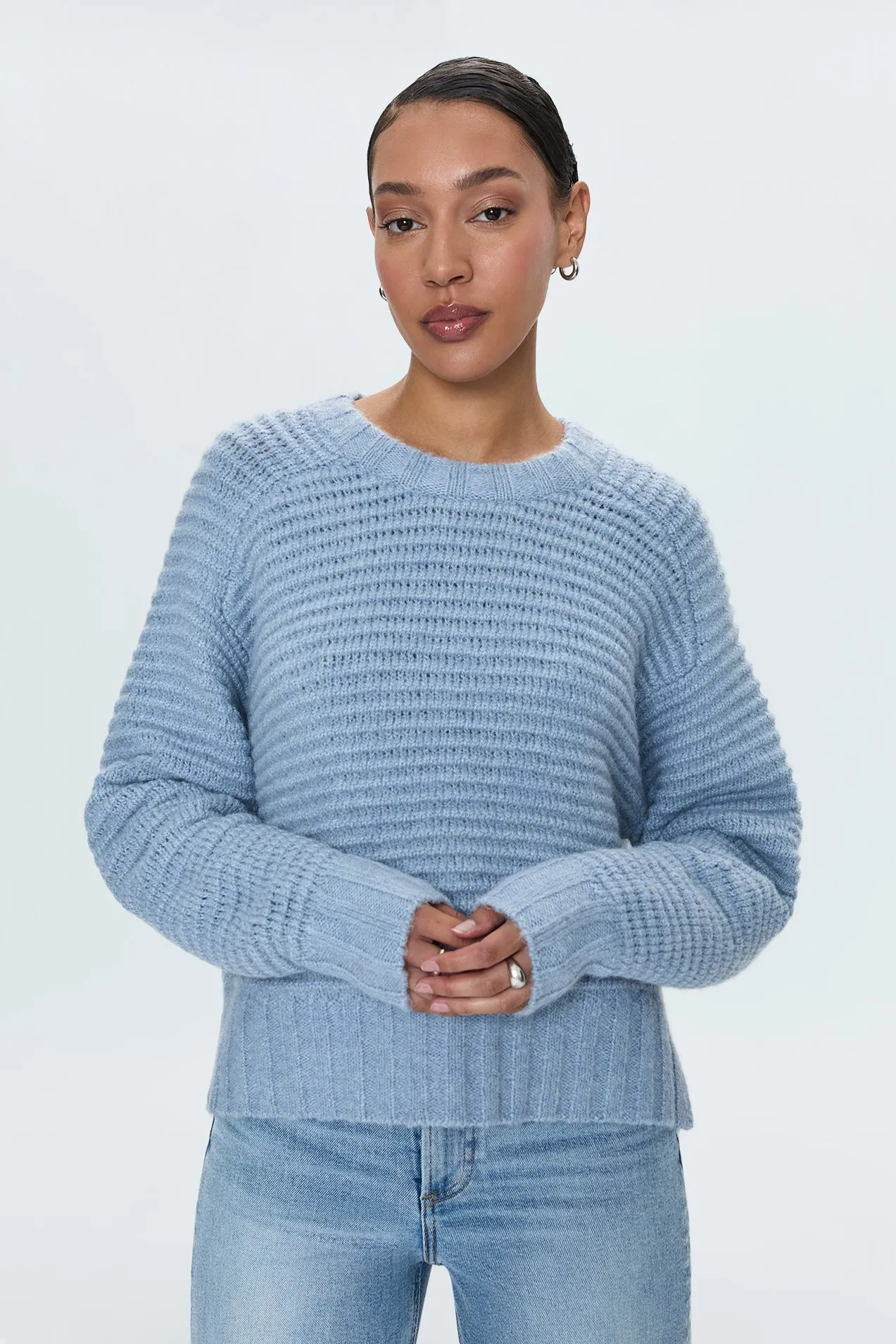 Adina Sweater - Soft Mist sold by pistola product image thumbnail 2