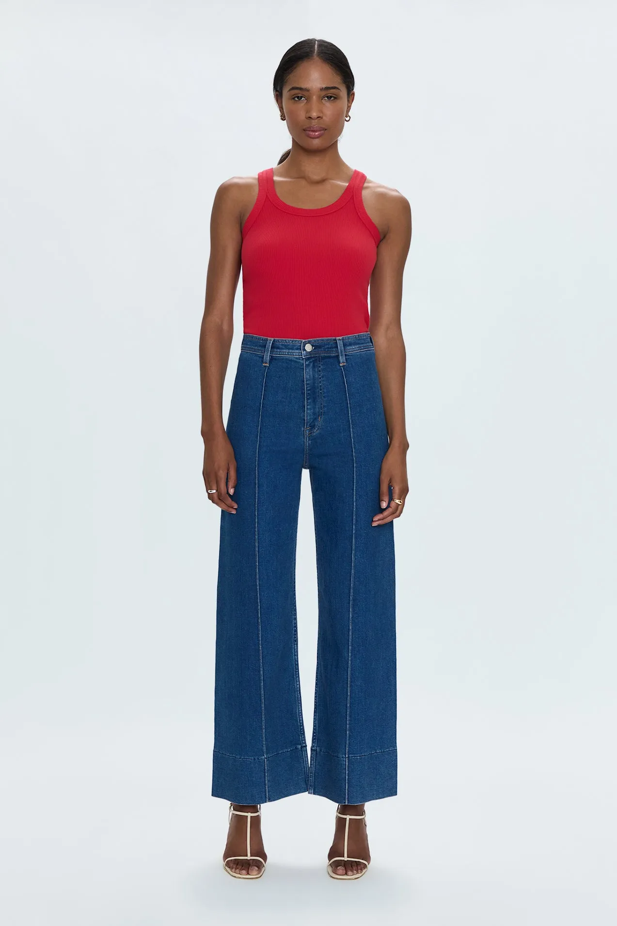 Penny High Rise Wide Leg Jean - Country Club sold by pistola