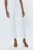 PETITE Lennon High Rise Crop Boot Jean - Vivid White sold by pistola