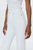 PETITE Lennon High Rise Crop Boot Jean - Vivid White sold by pistola