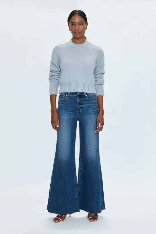 PETITE Izzy Mid Rise Wide Leg Jean - Study sold by pistola